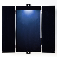 壁掛け仏壇【1】ワイドサイズ(ブラック)(モダン) LED灯付き