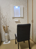 壁掛け仏壇【1】ワイドサイズ(ホワイト)(モダン) LED灯付き