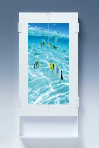 壁掛け仏壇2ワイドサイズ(熱帯魚)在庫限り