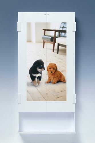 壁掛け仏壇2ワイドサイズ(子犬)