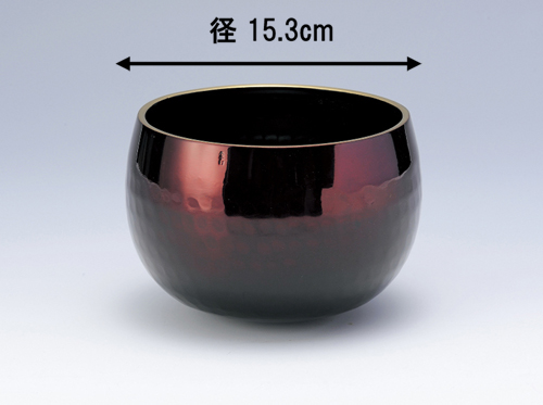 リン本手打ち(ワイン無地)5号