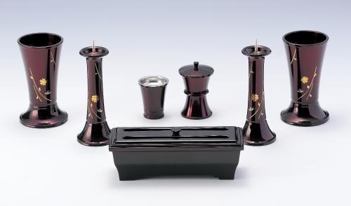 華型4.5寸(ワイン桜)7点セット76,000円